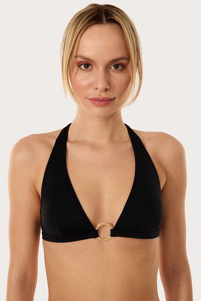 AYYILDIZ Ayyıldız 63568 Black Bikini Top