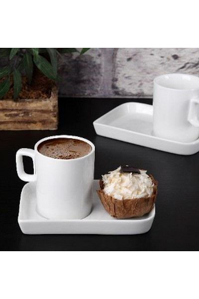 Laviss Porcelain 2-Piece Coffee Cup Set 2-Person Coffee Cup
