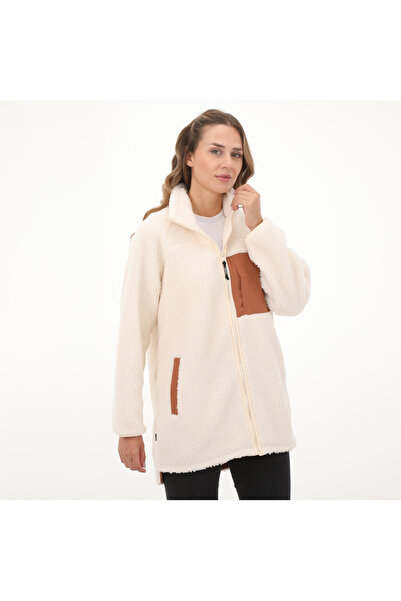 Timberland Timberland B0A6HMNV041-R Γυναικείο φούτερ Sherpa Fleece - Κρεμ