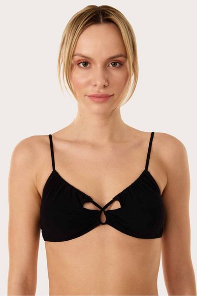 AYYILDIZ 63562 Top de bikini negru
