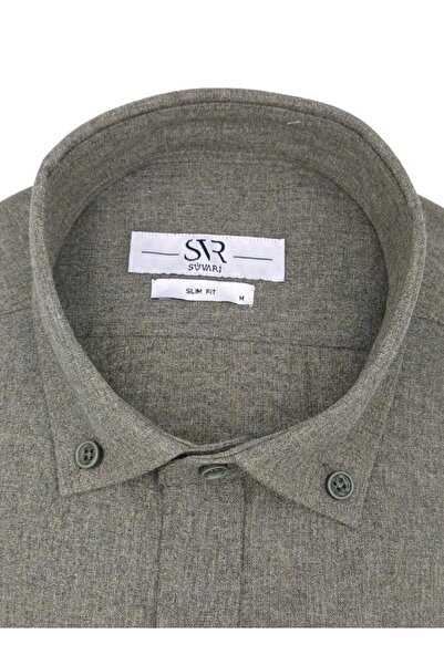 SÜVARİ FLANEL SLIM UZUN KOLLU GÖMLEK