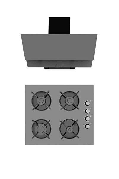 Alveus Gri 2'li Cam Ankastre Set [f17-gls640]