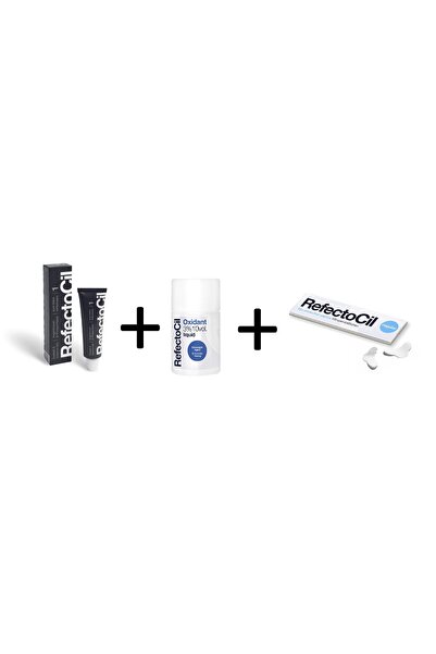 Refectocil REFECTOCİL Kaş ve Kirpik Boyası NO:1 + OXİDANT+GÖZALTI KORUYUCU PE...