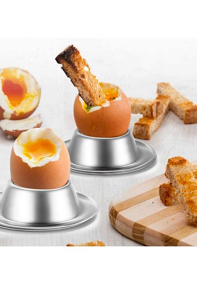 Reyo A020 Stainless Steel 4-Piece Egg Cup