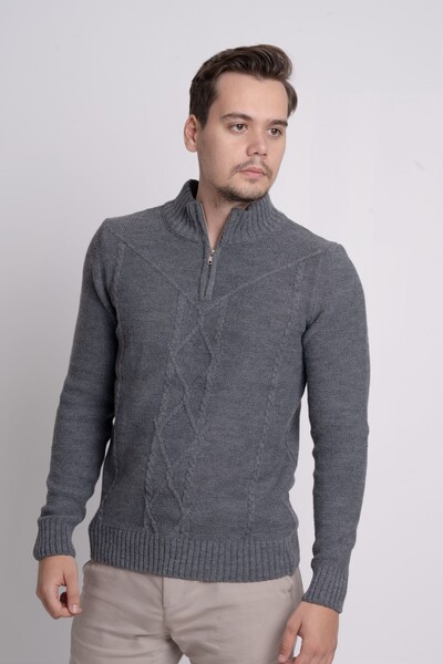 F&K 71500 Pulover cu jumătate de fermoar