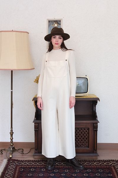 Ceylan Otantik Linen Salopet Jumpsuit