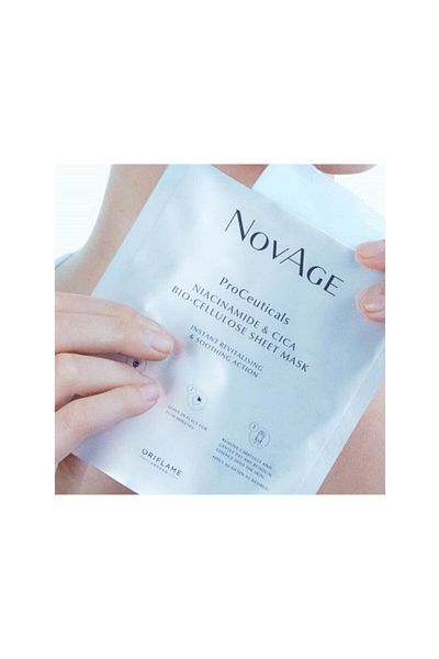 Oriflame Novage Proceuticals Niacinamide Cica Biocellulose Sheet Mask