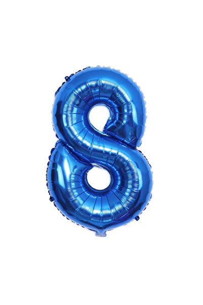 MFM Μπαλόνι με αλουμινόχαρτο σκούρο μπλε 8 ετών 100 cm