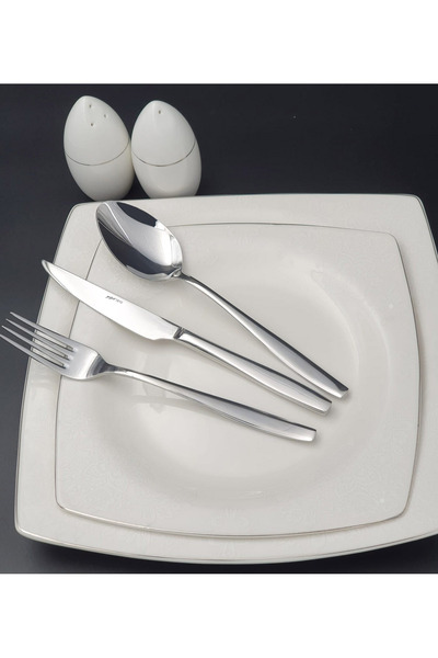 Yiğit Lena 18 piece 304 18/10 Stainless Steel Dowry Fork Spoon Knife set