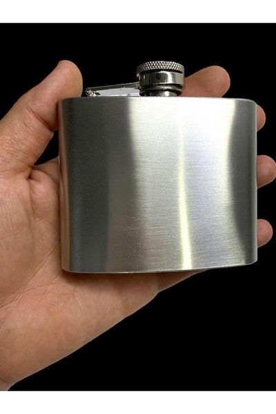 Elif Flask CHROME 5 OZ ALK38 SILVER COLOR709537