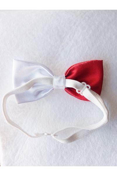 GallanD Ataturk Turkish Flag Satin Special Day Ceremony Girls Boys Unisex Children Adjustable Elastic Eid Suitable Bow Tie