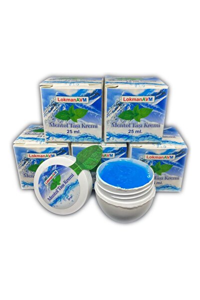 LokmanAVM Mentol Taşı Masaj Jeli Kremi 25 ml X 5 Adet (MİGREN TAŞI MENTHOL)