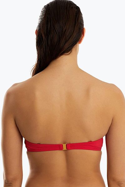 AYYILDIZ 63547 Red Smooth Bikini Top