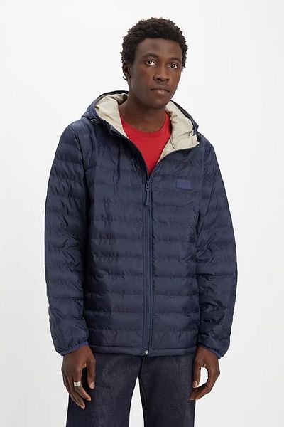 Levi's Ανδρικό παλτό με κουκούλα με φερμουάρ κανονική εφαρμογή A5622
