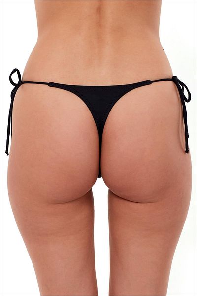 AYYILDIZ 63005 Partea de jos de bikini neagră cu șir