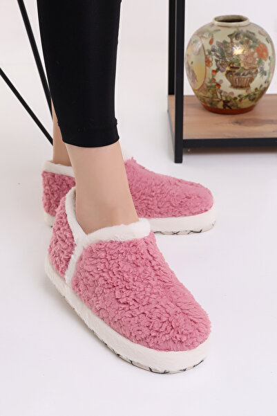 Wordex PWR EB085 شباشب شتوية قطيفة للسيدات أحذية منزلية منفوشة