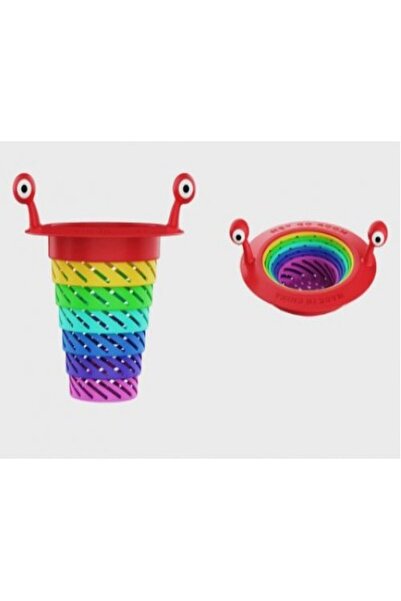 İNDİRİM PRO Renkli 6 Kademeli Lavabo Süzgeci