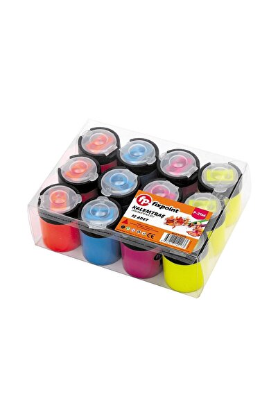 FixPoint Kalemtraş 2li Yuvarlak 12 ADET FixPoint P-2166