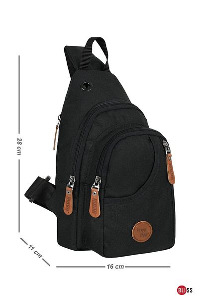 Bliss Unisex Multi-Functional Multi-Pocket Daily Shoulder Bag