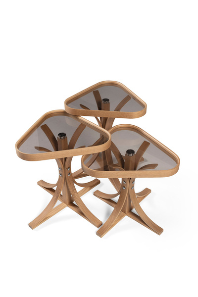 Eymense Venge Meşe Zigon Sehpa