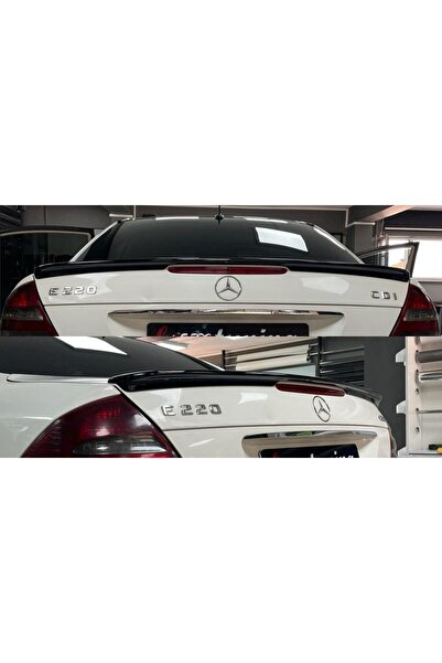 HYM TUNİNG Mercedes E Serisi W211  Uyumlu  Amg Spoiler Parlak Siyah, Abs Plas...