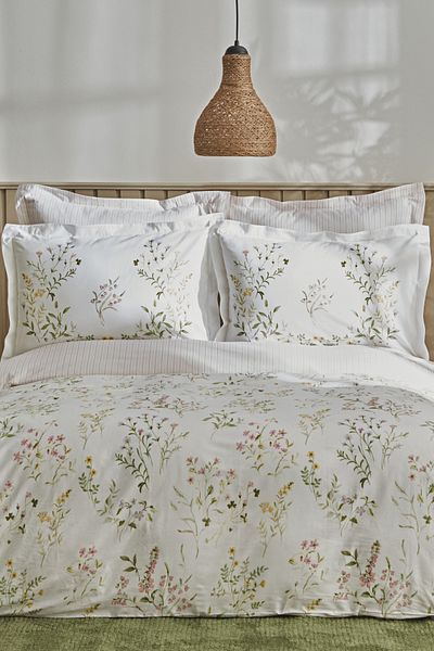 Karaca Home Σετ Παπλωματοθήκη Sera 100% Βαμβακερή Πράσινη