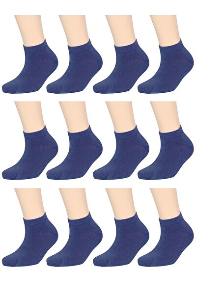 Gezen Çorap Sıkmayan Lastik Rahat12'li Unisex Dikişsizburun Konçlu Patik Çora...