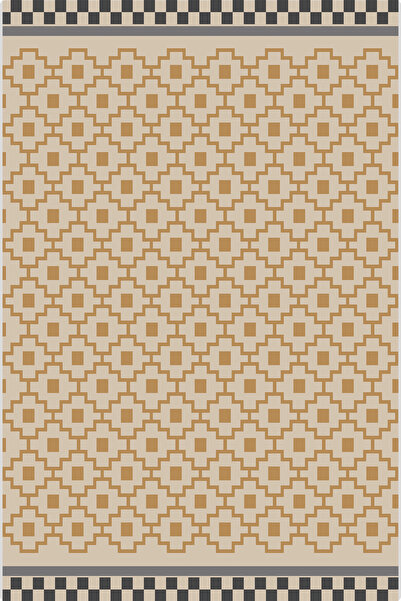 Rugs Modern Halı Декоративен килим Мира, бежов цвят, с геометричен десен, Мир...