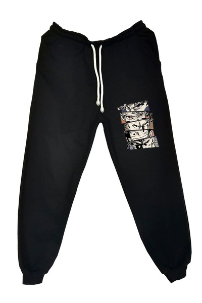 Raf Coll Fată/Băiat Naruto Pantaloni de trening unici cu imprimeu digital tri...