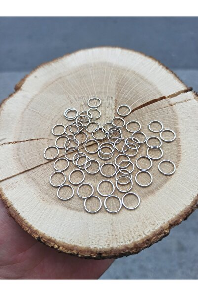 Genel Markalar 250 Adet - 8 Mm Takı Halkası, Kesik Halka, Takı Yapma Halkası, Yuvarlak Tel Halka, Montaj Halkası