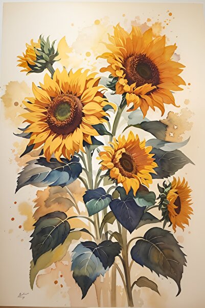 LİLYHOBBYLAND Renkli Baskılı Sayılarla Boyama Hobi Seti (Çerçeveli) 50x65 cm:...