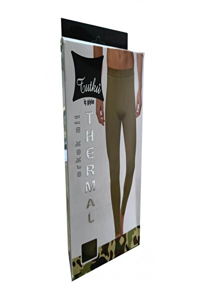 jilly jo Ανδρικό Θερμικό Σετ Χακί Κάτω Μακρυμάνικο - 0125 0126