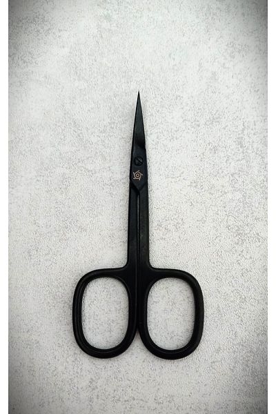 Solingen Pfeılrıng Black Inox Eyebrow-Meat-Bottle Scissors Thin