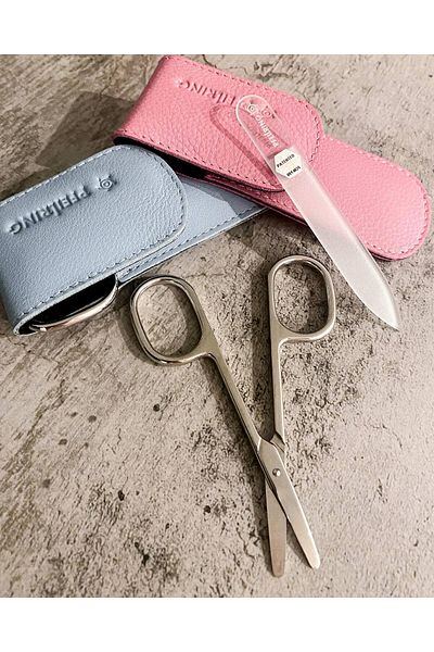 Solingen Pfeeling Baby Manicure Set 3 Pieces with Leather Bag