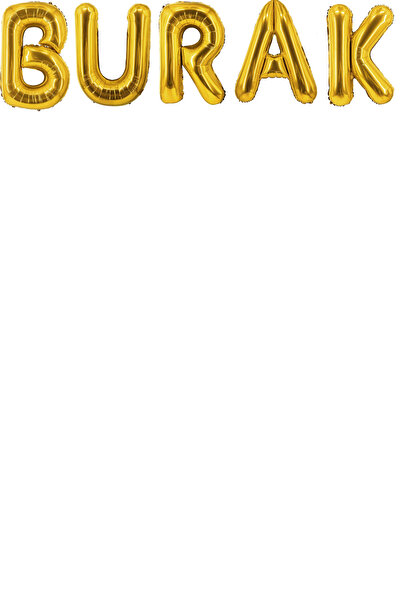 ELGALA بالون فويل هيليوم مكتوب عليه اسم مخصص 40 سم لون ذهبي