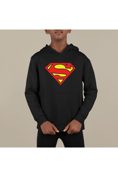 MAGORS Hanorac pentru băiat, din bumbac, cu glugă, cu 3 fire, cu imprimeu DC ...