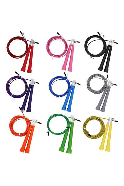Zepca Brand Imported Green Steel 3 Meters Length Adjustable Jump Rope