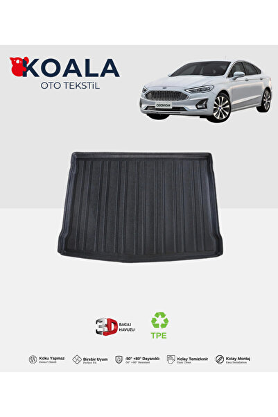 KoalaOtoTekstil Ford Mondeo Sedan (2015 ve Sonrası) 3d Bagaj Havuzu