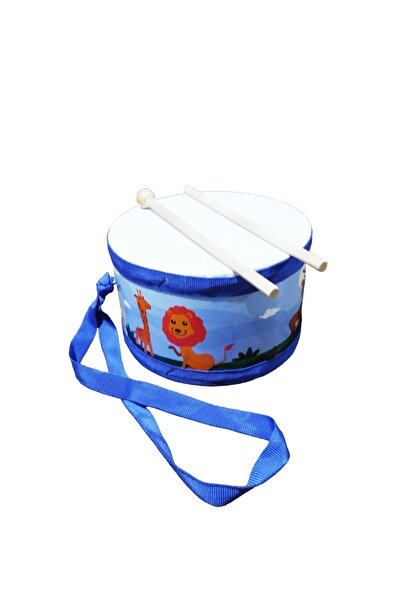 AyasEğiticiOyuncak Montessori Deri Askılı Çocuk Davulu Anaokulları Tercihi Bateri Müzik Aleti