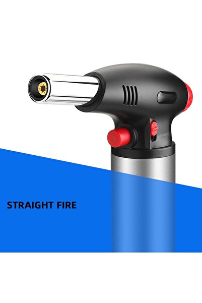 zemshop Ayarlanabilir Kamp Mangal Barbekü Pürmüz Yüksek Isı Doldurulabilir Gazlı Çakmak