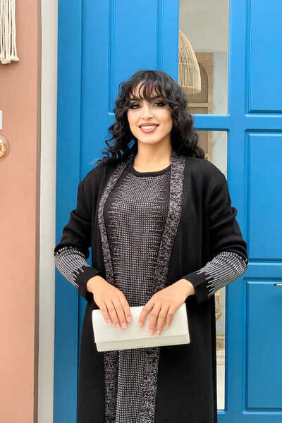 Bym Fashion 22223 Knitwear Set Black