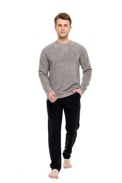 Mod Collection 3953 Set de pijamale pentru bărbați cu gât rotund