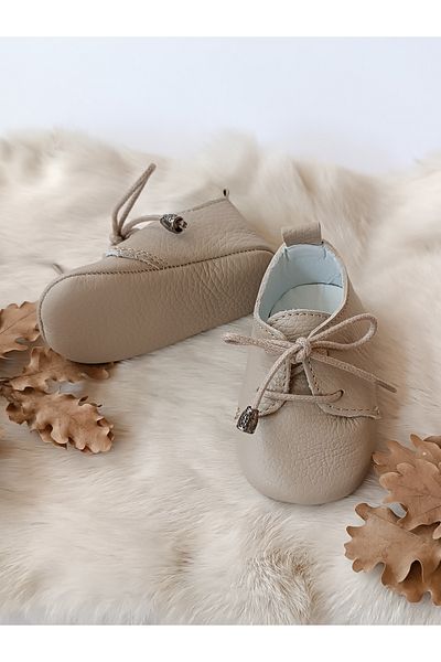 Hodore Alfa Mink Genuine Leather Baby Moccasin Shoes