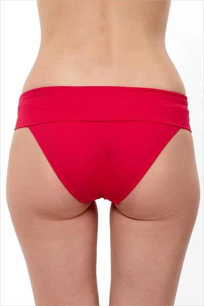 AYYILDIZ 63040 Red Waist Foldable Bikini Bottom