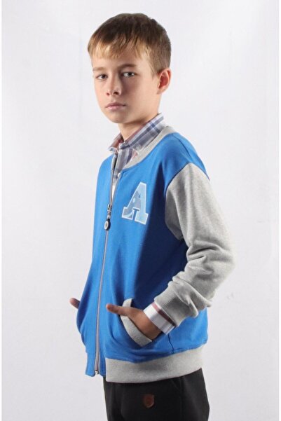 ALEXANDERGARDI Παιδικό κολεγιακό μπουφάν με φερμουάρ (c23- 004500 )