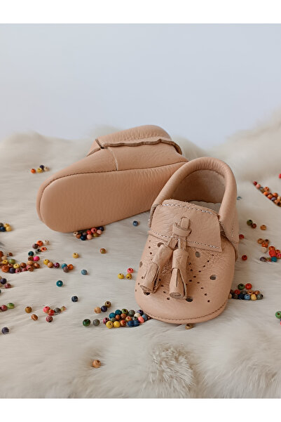 Hodore Axel Yavruağzı Genuine Leather Baby Moccasin