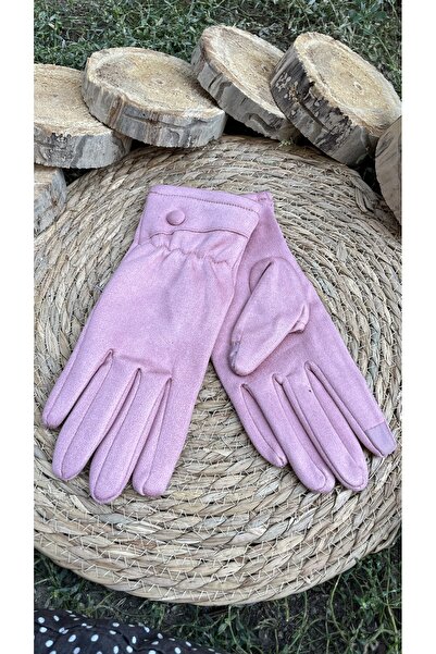 İşnar Kadın nubuk dokunmatik eldiven