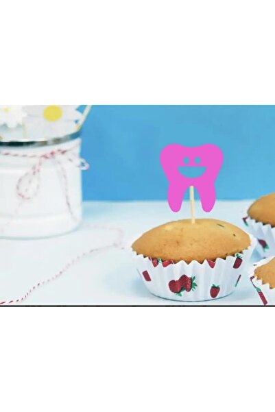 MFM أعواد أسنان إيفا باللون الوردي 10 قطع