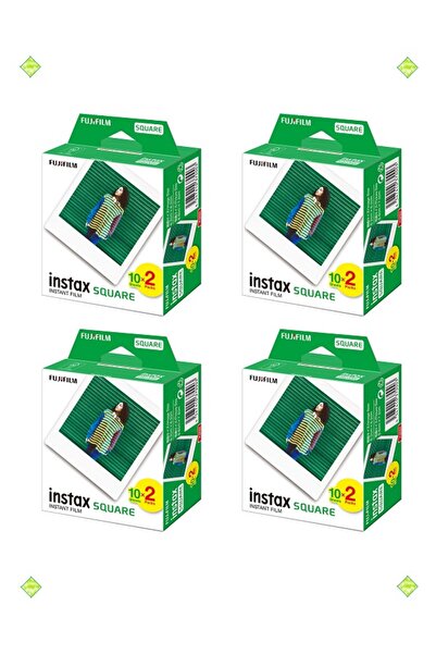 Fujifilm Instax Kare Square 10x2 Film 4'lü Set 80 Poz