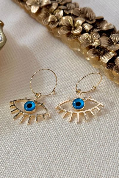 Trendy Butik أقراط العين الشريرة